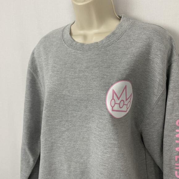 Super Nintendo World Sweatshirt Adult L Princess Peach Castle Universal Studios - Picture 4 of 11